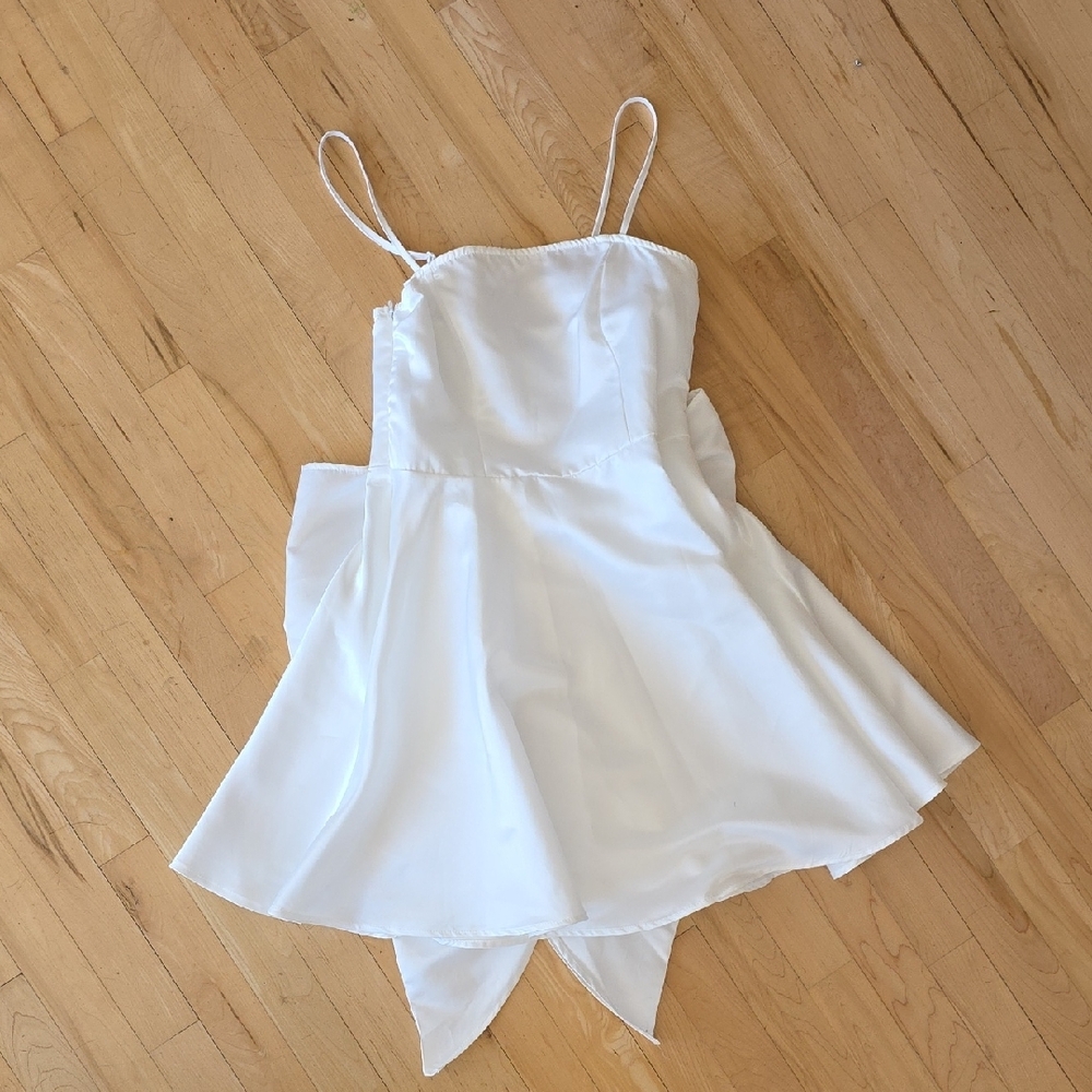 White Bow Dress
